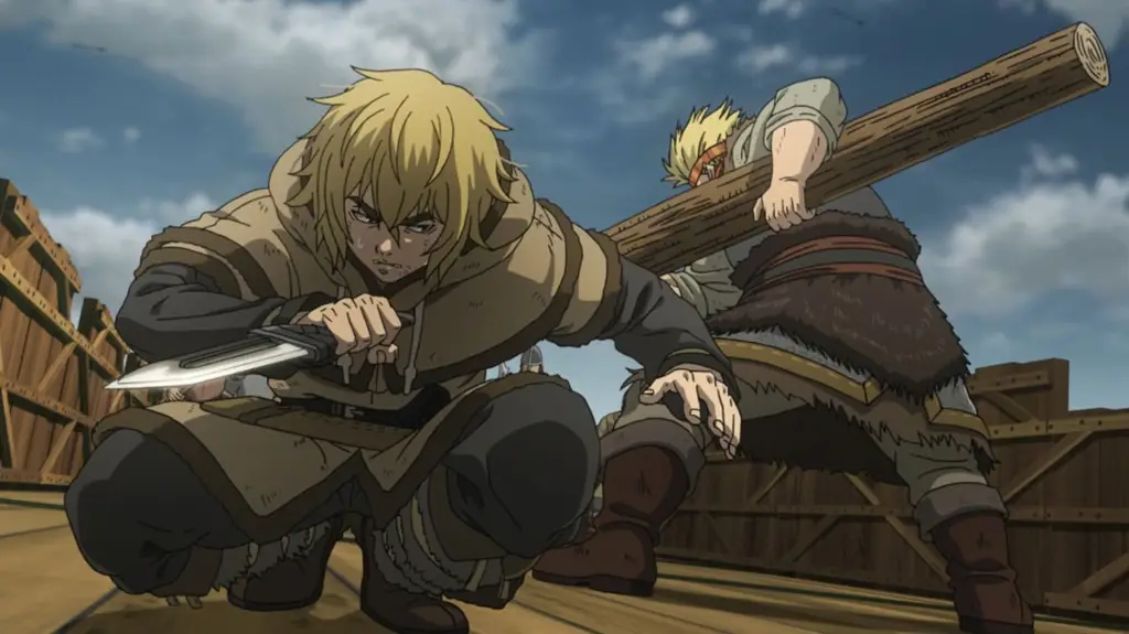 Karakter Thorfinn dalam anime Vinland Saga