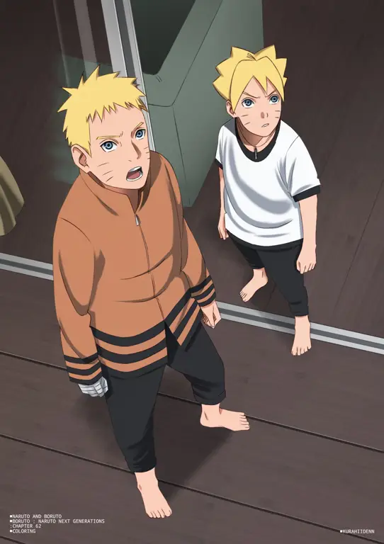 Naruto dan Boruto bersama-sama