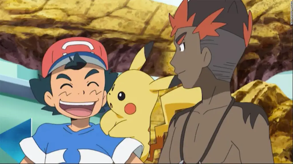 Gambar Pikachu dan Ash Ketchum