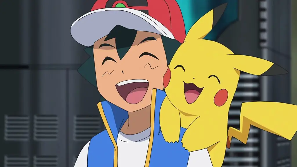 Gambar Pikachu dan Ash Ketchum