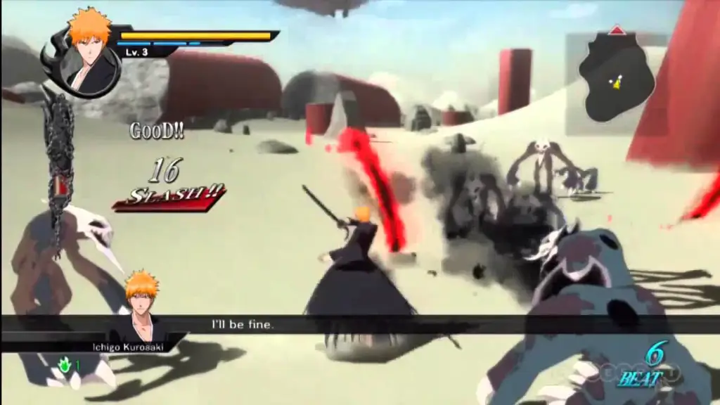 Gambar beberapa karakter Bleach dalam game PS3