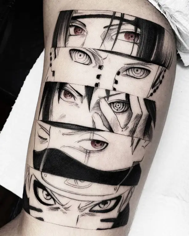 Aneka desain tato Naruto yang keren dan detail