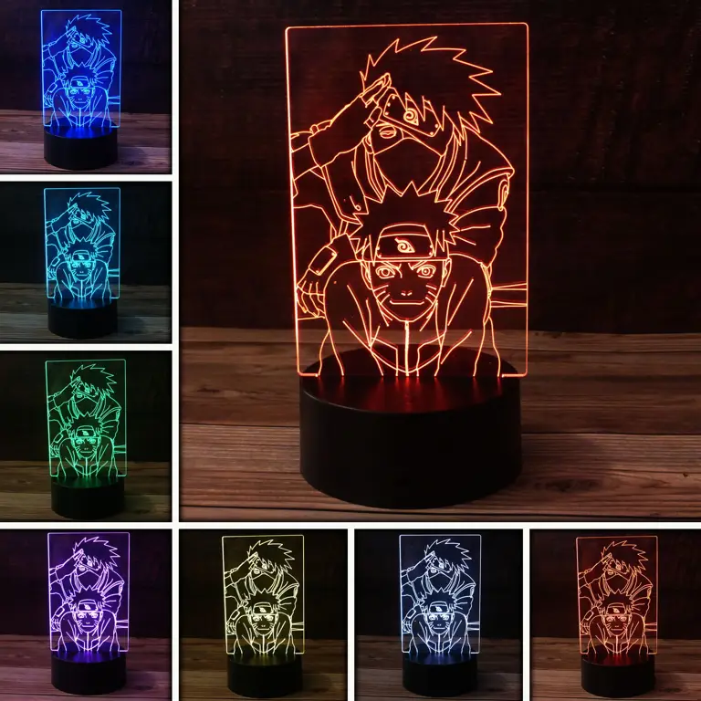 Berbagai jenis lampu meja anime