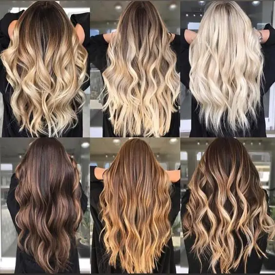 Berbagai pilihan warna pewarna rambut