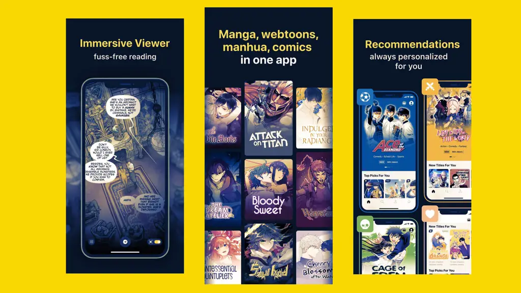 Contoh platform komik digital yang menyediakan manhua anime