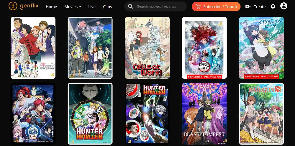 Perbandingan berbagai platform streaming anime