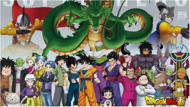 Logo berbagai platform streaming untuk menonton Dragon Ball Super