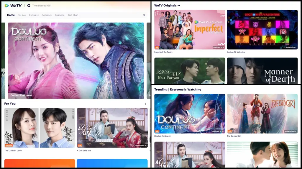 Berbagai platform streaming drama China yang legal