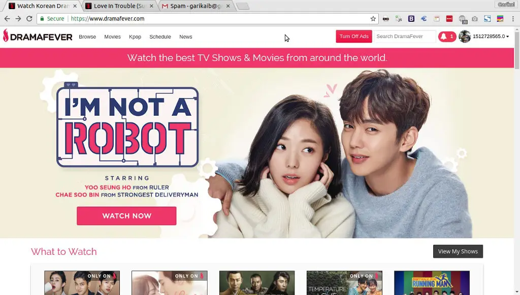 Logo berbagai platform streaming drama Korea