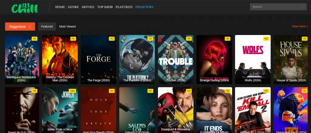 Gambar berbagai platform streaming film legal