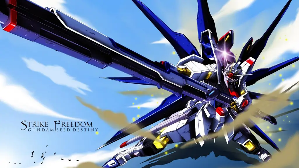 Gambar yang menampilkan berbagai platform streaming yang menyediakan Gundam Seed Destiny di Indonesia