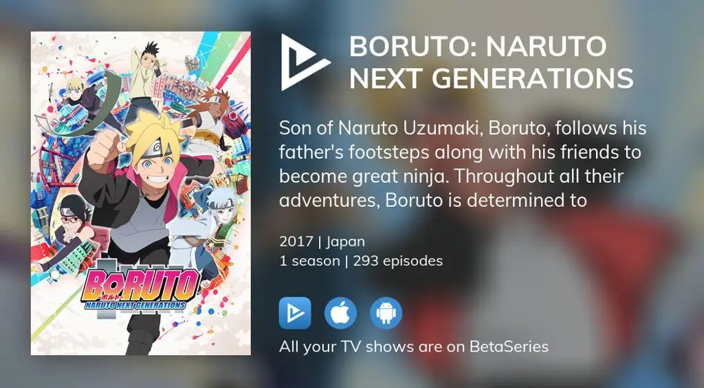 Berbagai platform streaming anime Boruto