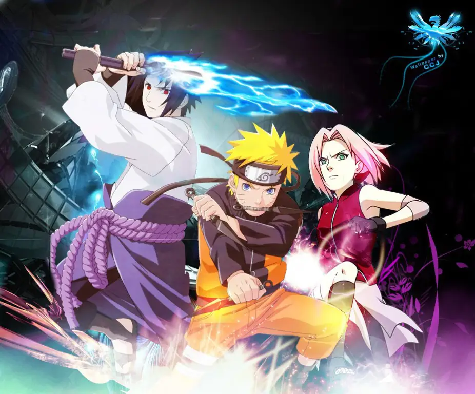 Gambar berbagai platform streaming Naruto Shippuden