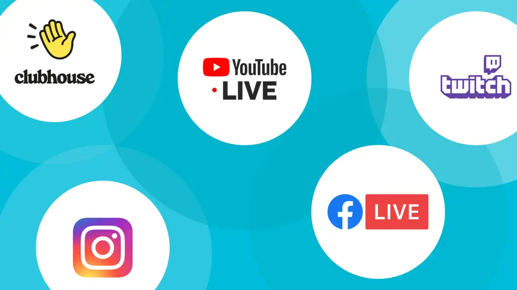 Logo dari berbagai platform streaming online yang aman dan legal