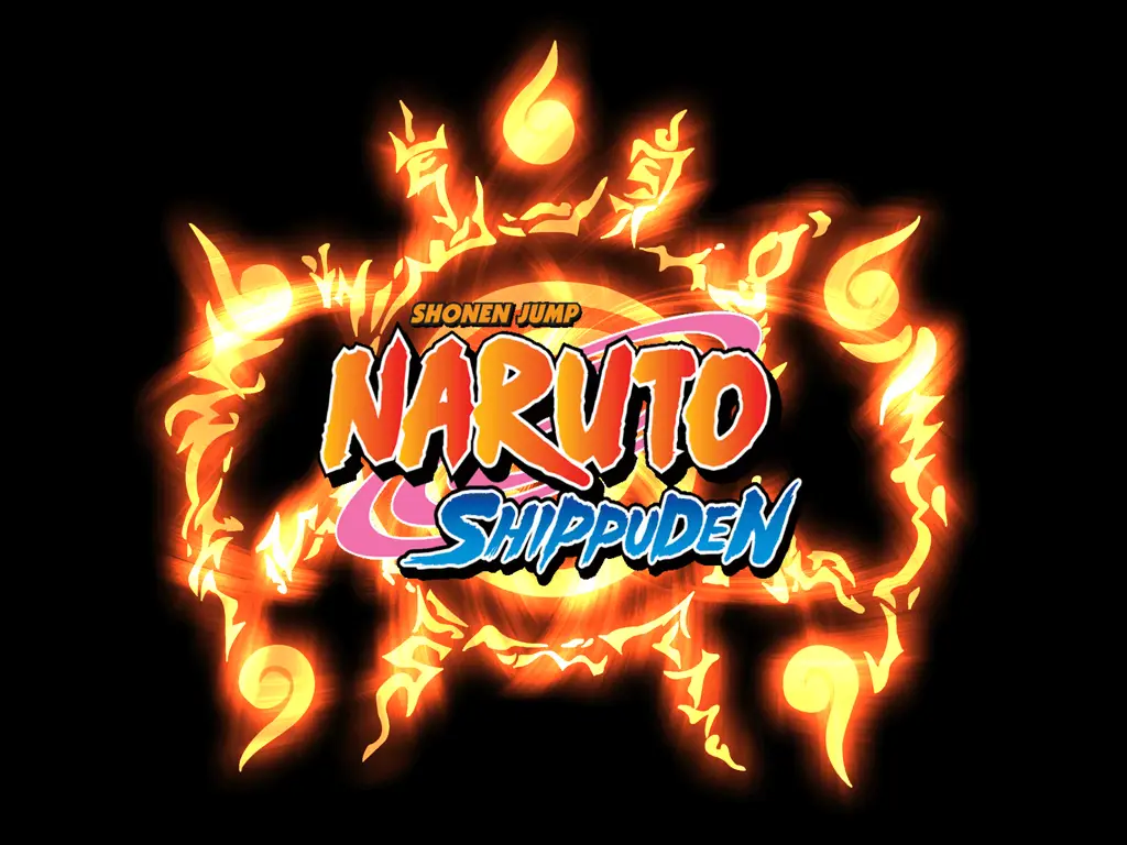 Logo berbagai layanan streaming yang mungkin menyediakan Naruto