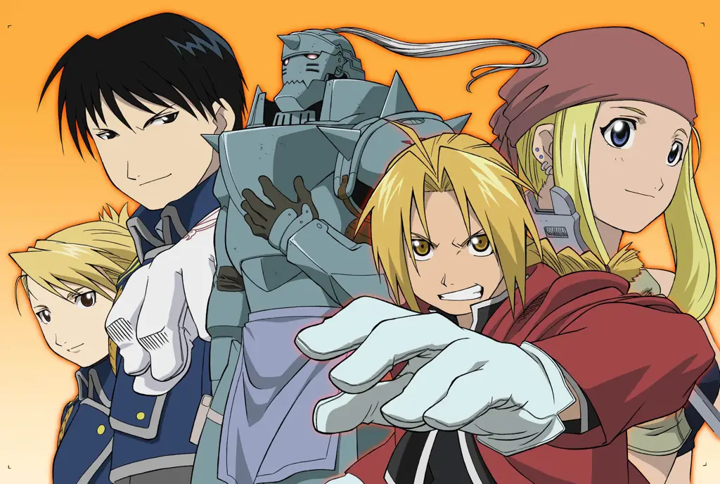 Gambar berbagai platform streaming yang menyediakan Fullmetal Alchemist: Brotherhood