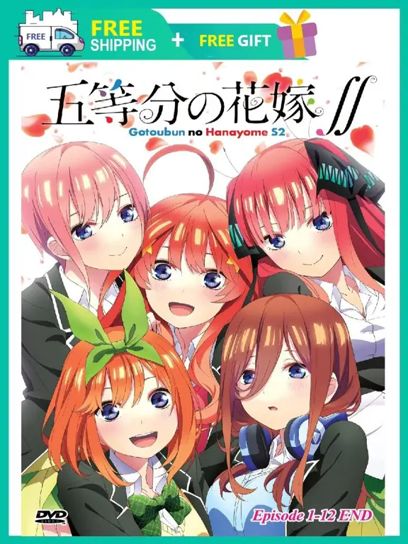 Gambar platform streaming Gotoubun no Hanayome