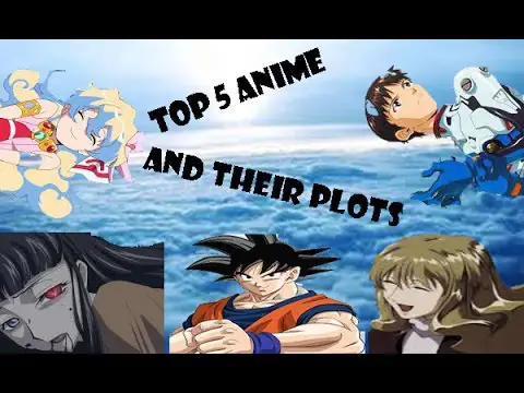 Gambar diagram plot anime yang kompleks