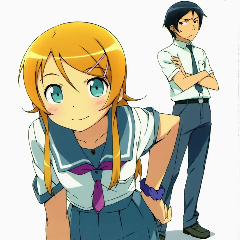 Gambar yang menggambarkan plot twist dalam anime Oreimo