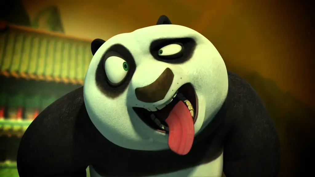 Po, sang Panda yang lucu dan pemberani dalam film Kung Fu Panda.