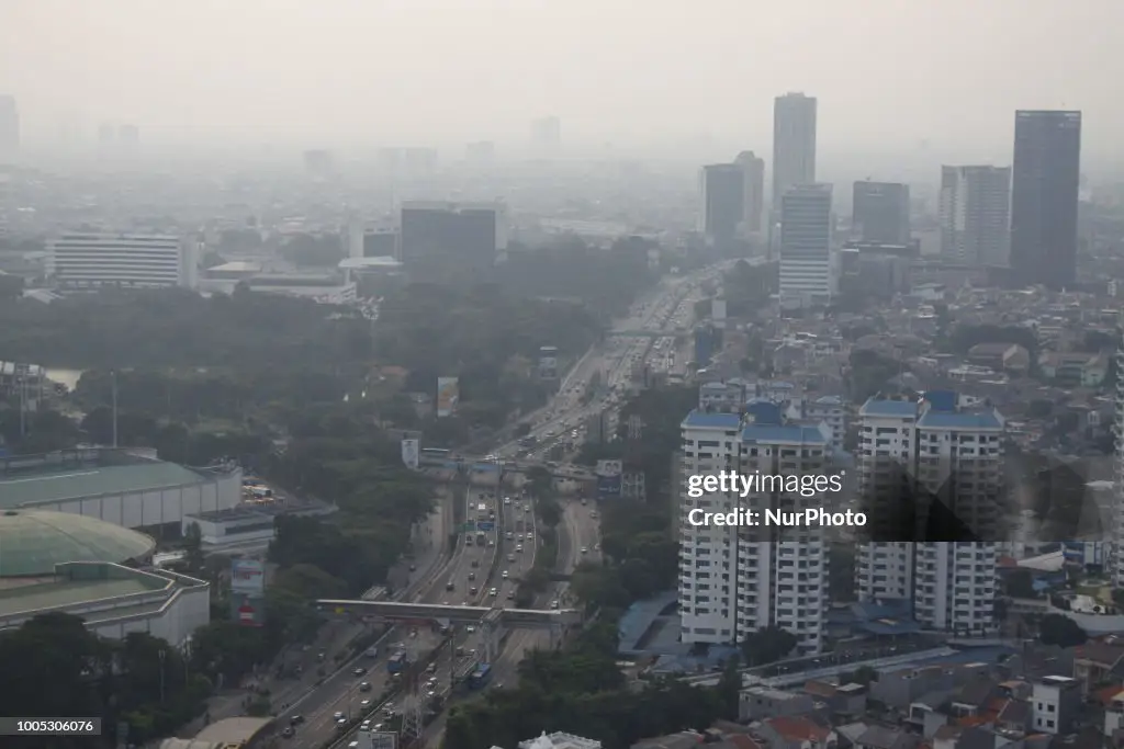 Foto polusi udara di Jakarta