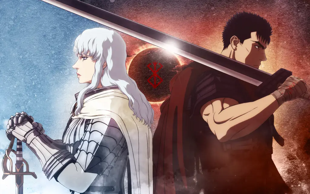 Gambar anime Berserk yang populer di Indonesia