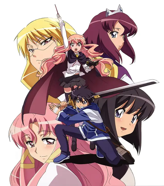 Grafik popularitas anime Zero no Tsukaima