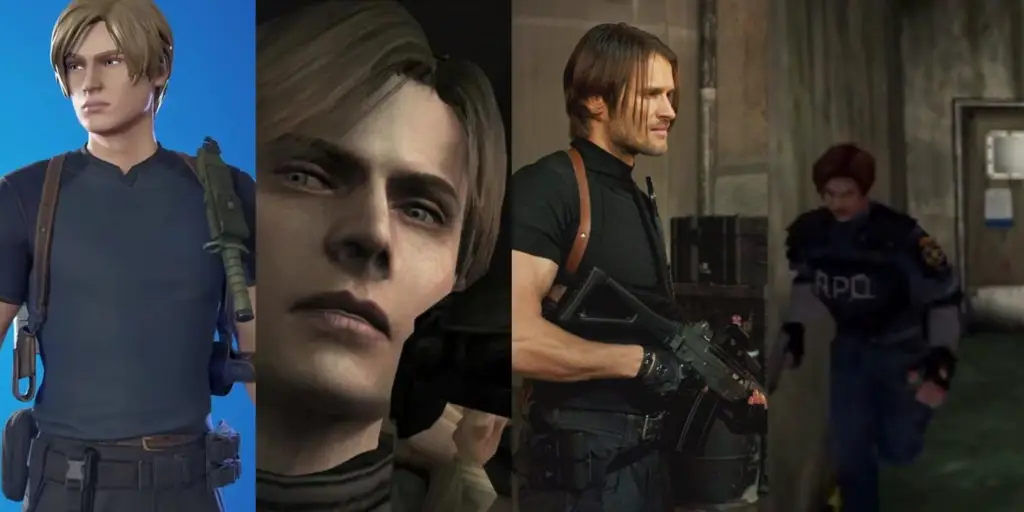 Gambar aksi Leon Kennedy