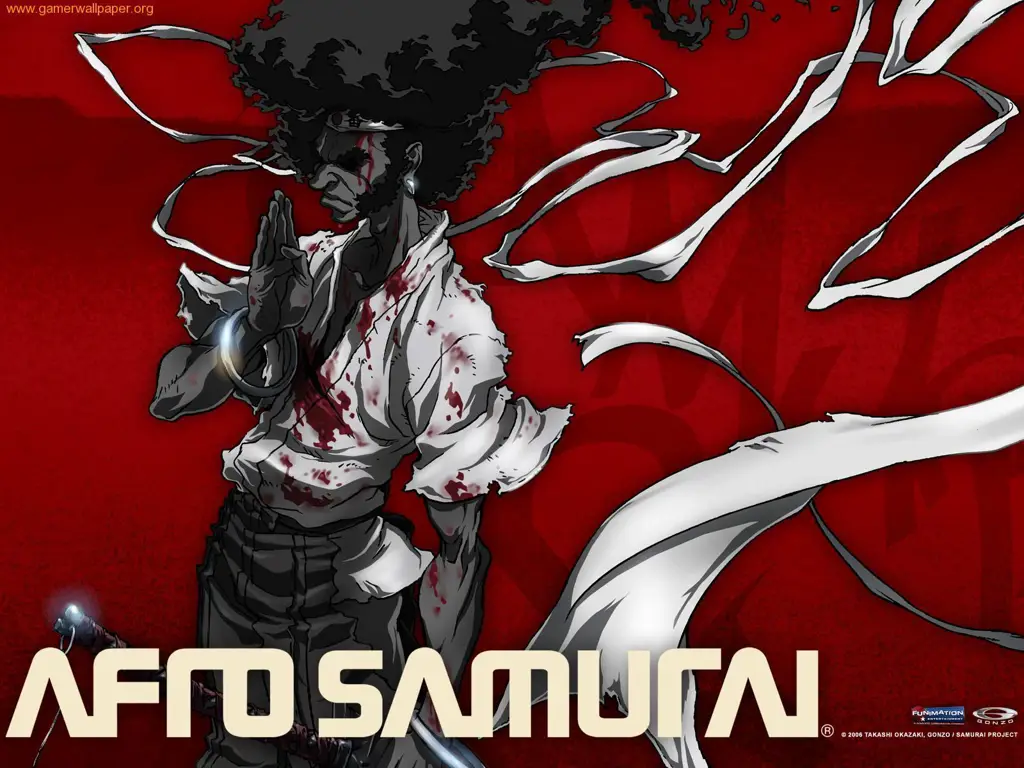 Poster resmi anime Afro Samurai