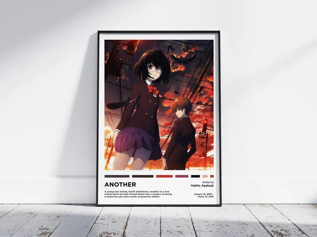 Poster resmi anime Another