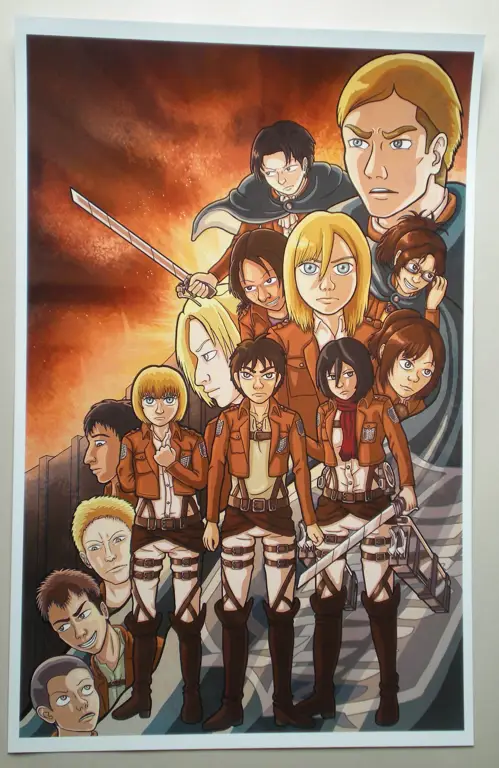 Poster anime Attack on Titan