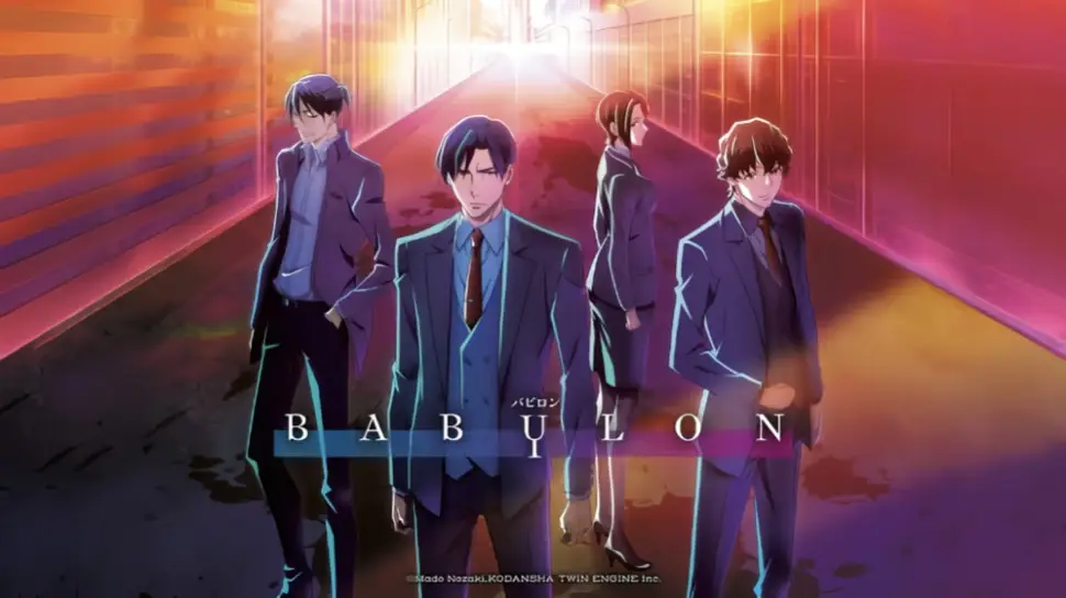 Gambar promosi anime Babylon