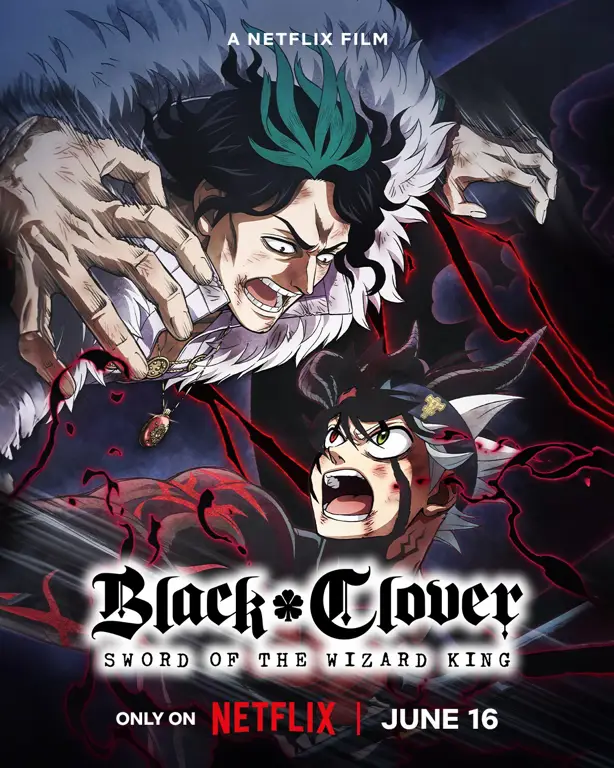 Poster anime Black Clover