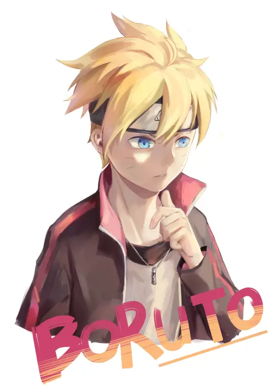 Poster Anime Boruto Gambar utama anime Boruto