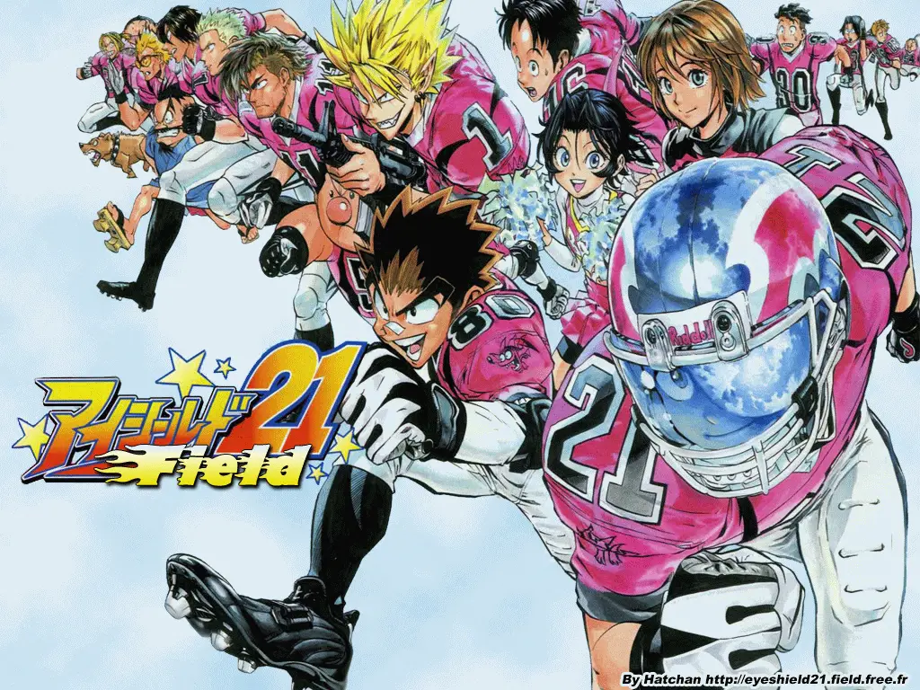 Gambar poster atau artwork utama anime Eyeshield 21