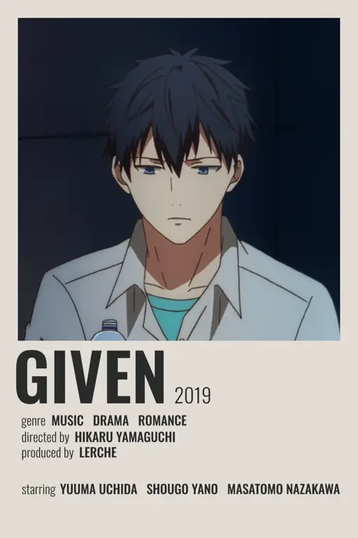 Poster anime Given Poster resmi anime Given