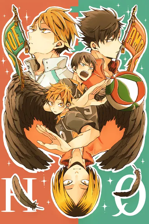 Poster anime Haikyuu!! season 1