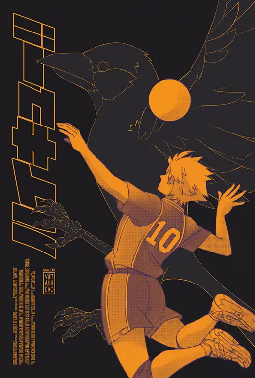Poster anime Haikyuu!! Poster resmi anime Haikyuu!!