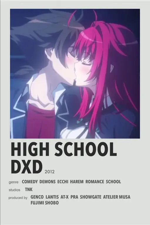 Poster resmi High School DxD Season 1