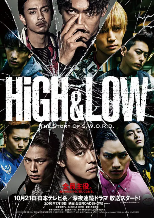 Poster resmi anime High&Low