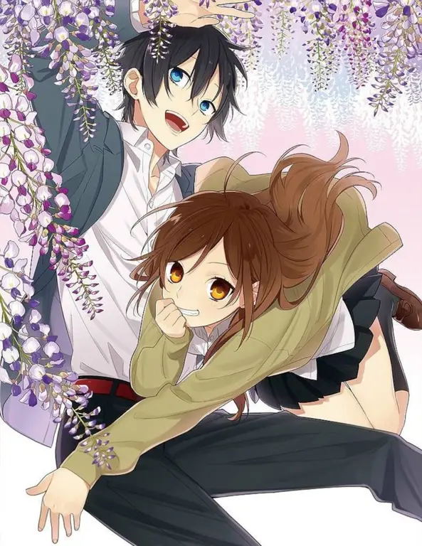 Poster resmi anime Horimiya