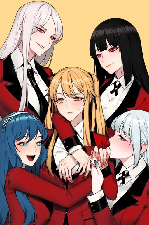 Poster resmi anime Kakegurui.