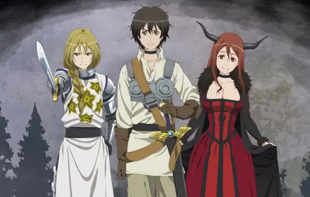 Poster Anime Maoyuu Gambar utama anime Maoyuu Maou Yuusha