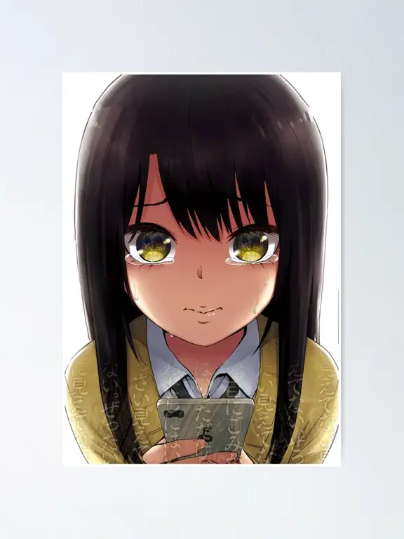 Poster resmi anime Mieruko-chan
