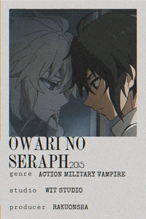 Poster anime Owari no Seraph