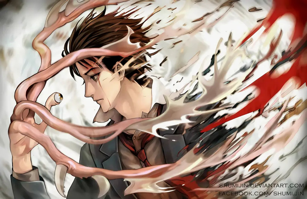 Poster anime Parasyte