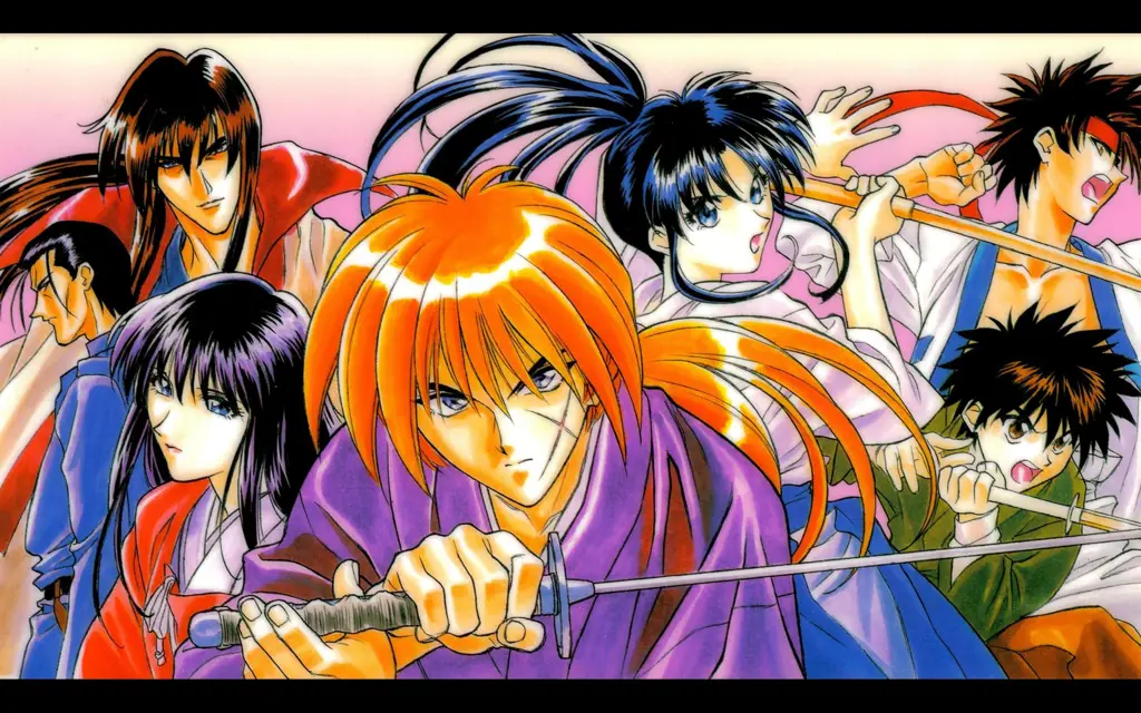 Poster Anime Rurouni Kenshin Gambar Rurouni Kenshin
