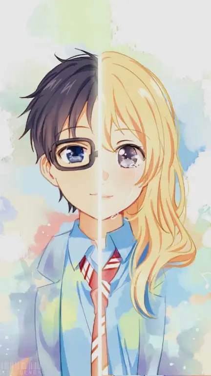 Poster anime Shigatsu wa Kimi no Uso