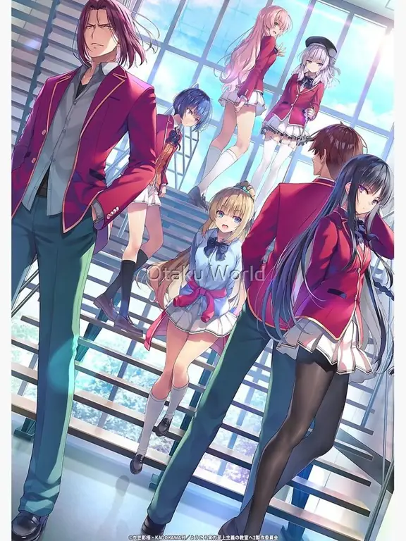 Poster resmi anime Classroom of the Elite season 2