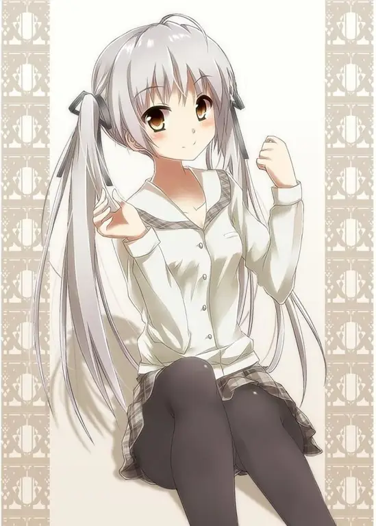Poster Anime Yosuga no Sora Poster resmi anime Yosuga no Sora